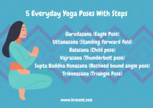 5 Everyday Yoga Poses With Steps