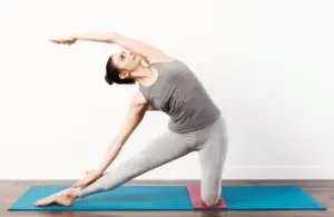 yoga for upper back pain - Parighasana