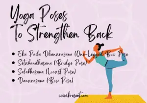 Yoga Poses To Strengthen Back