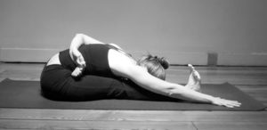 Yoga For Hip Pain - Ardha Padma Paschimottanasana (Half Lotus Forward Bend) Yoga For Hips and hamstrings