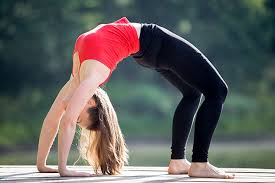 Yoga for back fat - Chakrasana (wheel pose)