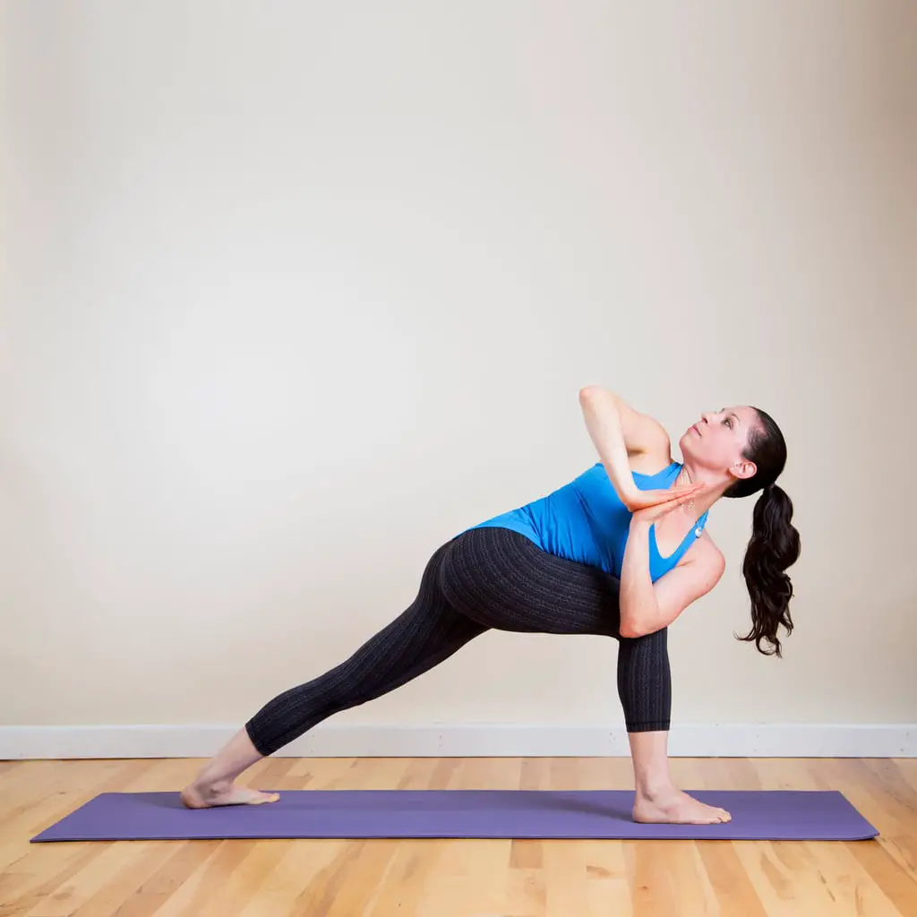 Yoga For Back Fat - Parivrtta Parsvakonasana (Side Fierce Pose)