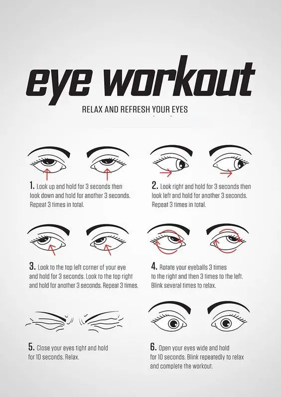 yoga eye exercises