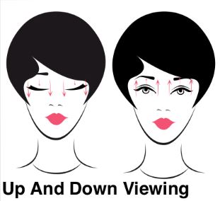 eye exercises - up and down viewing