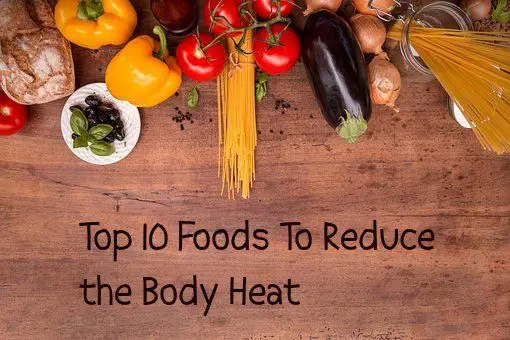 foods that reduce body heat