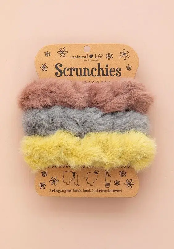 furry scrunchie