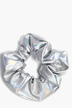 metallic scrunchie