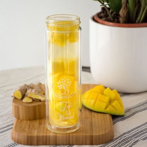 Mango ginger infused detox water