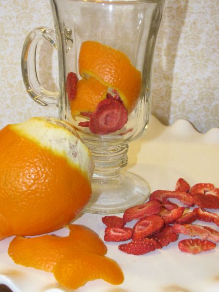 tangerine strawberry water