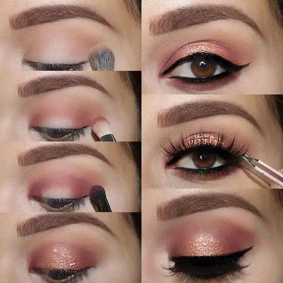 Sultry Copper-Rose Gold Eyes