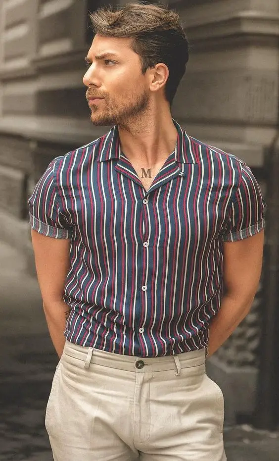 Cuban Collar Shirt - types of shirts
