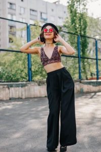 High Waist Pants With Bralette