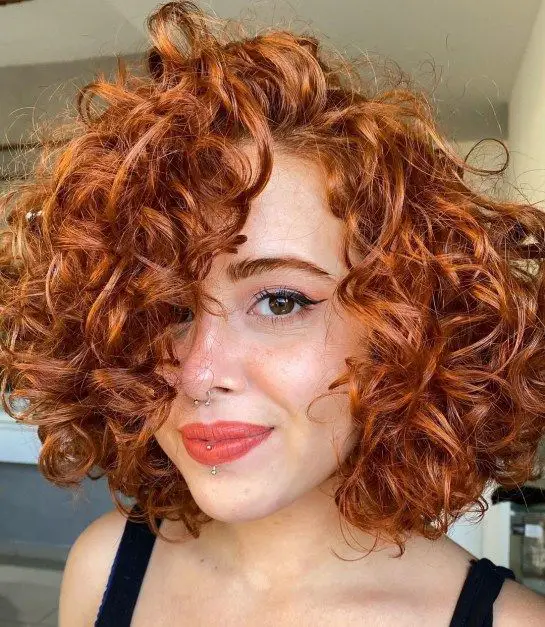 Short Red Curly Hair
