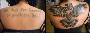 Eagle Back Tattoo Cover Ups