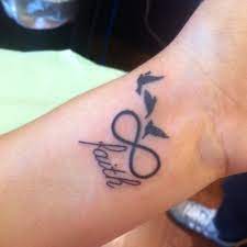 Faith Infinity Semicolon Tattoo