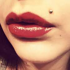 Madonna Lip Piercing