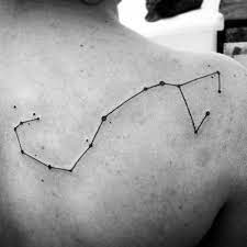 Scorpio Constellation tattoo for men