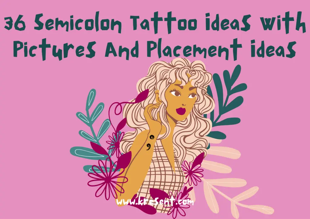 semicolon tattoo ideas