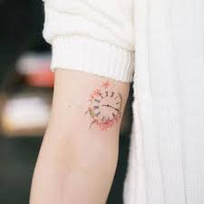 Simple Clock Tattoo