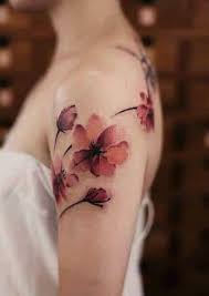 Watercolor Flower Tattoo Ideas For Women