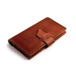 Leather Chequebook Wallet