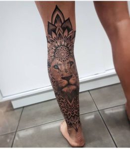 Mandala Lion Tattoo