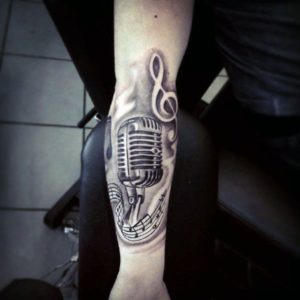 Music tattoos for men