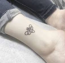 Minimalist Queen Bee Tattoo