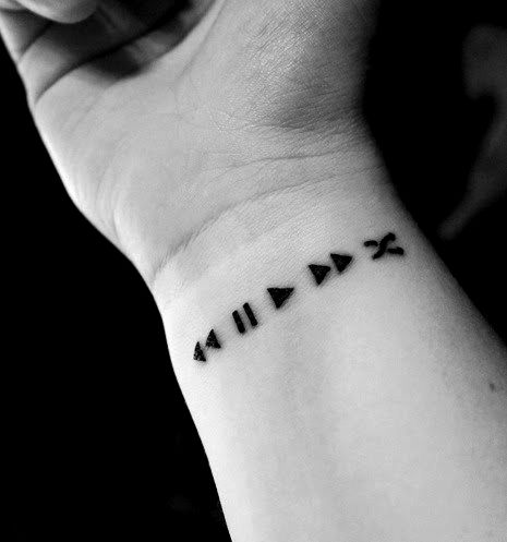 Music Player Tattoo