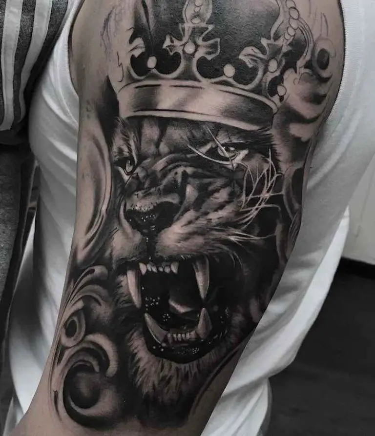 Update more than 71 lion shoulder tattoo latest  thtantai2