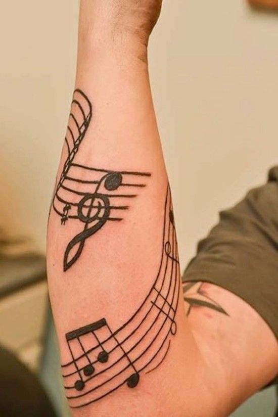 Sheet Music Tattoo