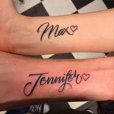 couple name tattoos