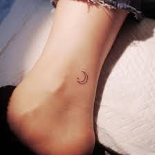 crescent moon tattoo