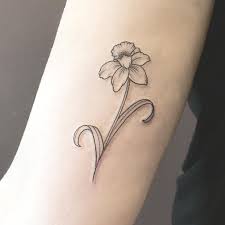 daffodil tattoo