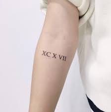 roman numeral tattoos