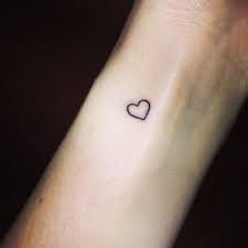small heart tattoo