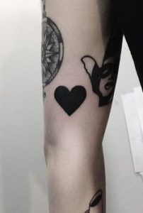  Black Heart Tattoo