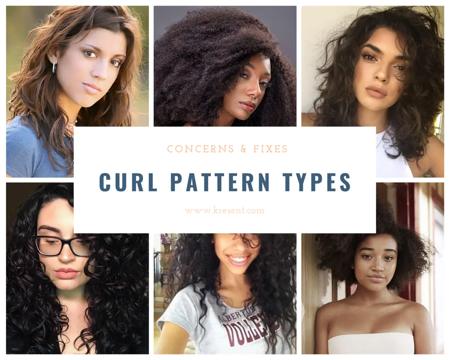 Curl Pattern Types Identify Your Curl Hair Pattern With Curl Pattern Chart 
