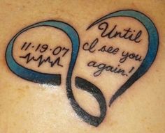 heart memorial tattoo