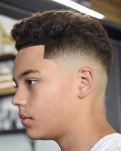 Mid Fade Haircut for boys