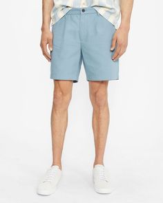 pleated shorts men 