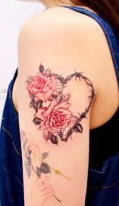 Rose Heart Tattoo