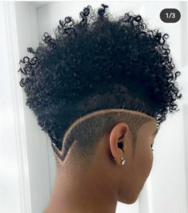 Shaved Designs For Natural Hair