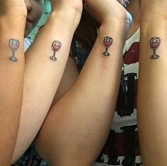 Wine Glass Tattoos