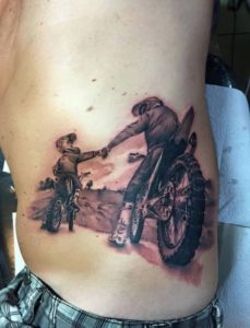 Father And Son Biker Tattoo