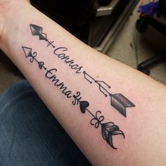 Arrow Tattoos With Names