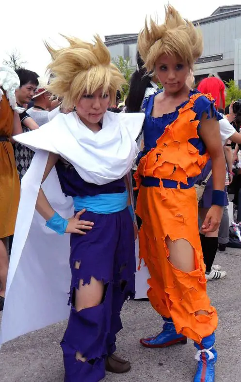 Dragon Ball Z and Naruto Costumes