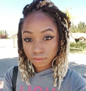 Flat Twists With Ombre Hair