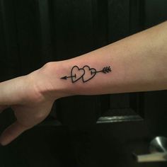 Heart With Arrow Tattoo