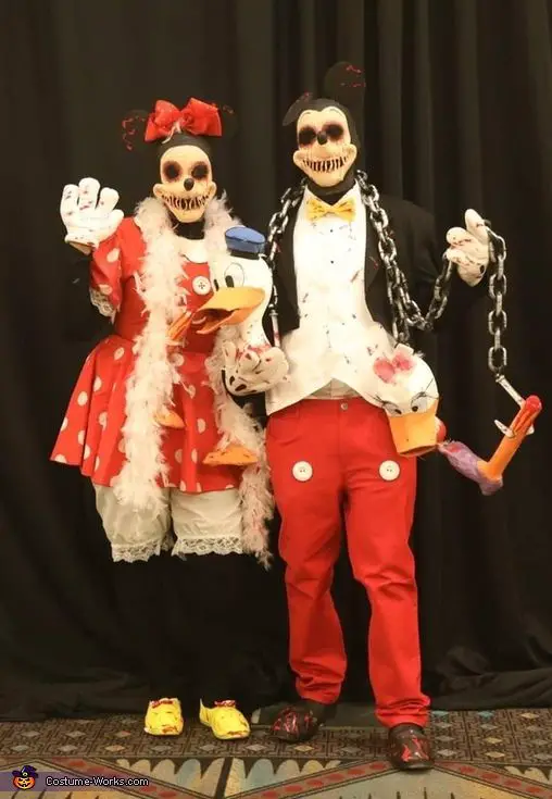 Mickey Mouse And Minnie Mouse Halloween Costume